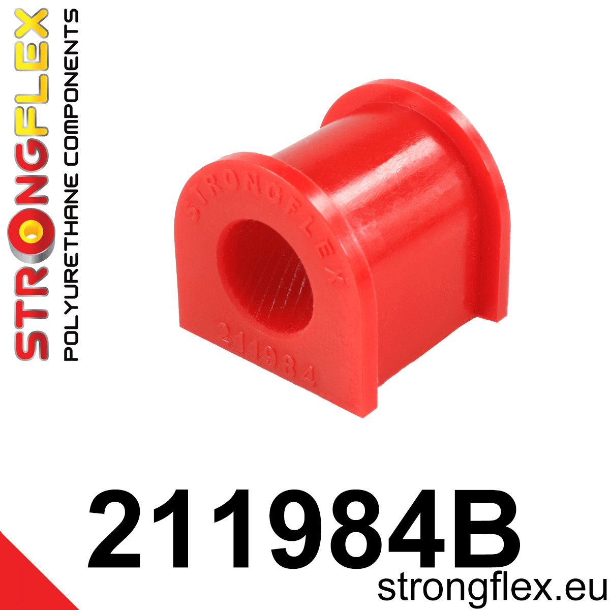 Bucsa poliuretan Strongflex bara stabilizatoare spate - Toyota Celica, Corolla - 211984B