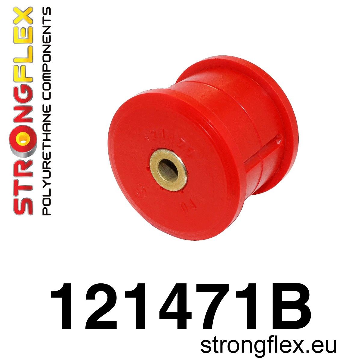 Piesa poliuretan Strongflex - frontala inferioara diff mount 62mm - Mitsubishi Lancer Evolution - 121471B