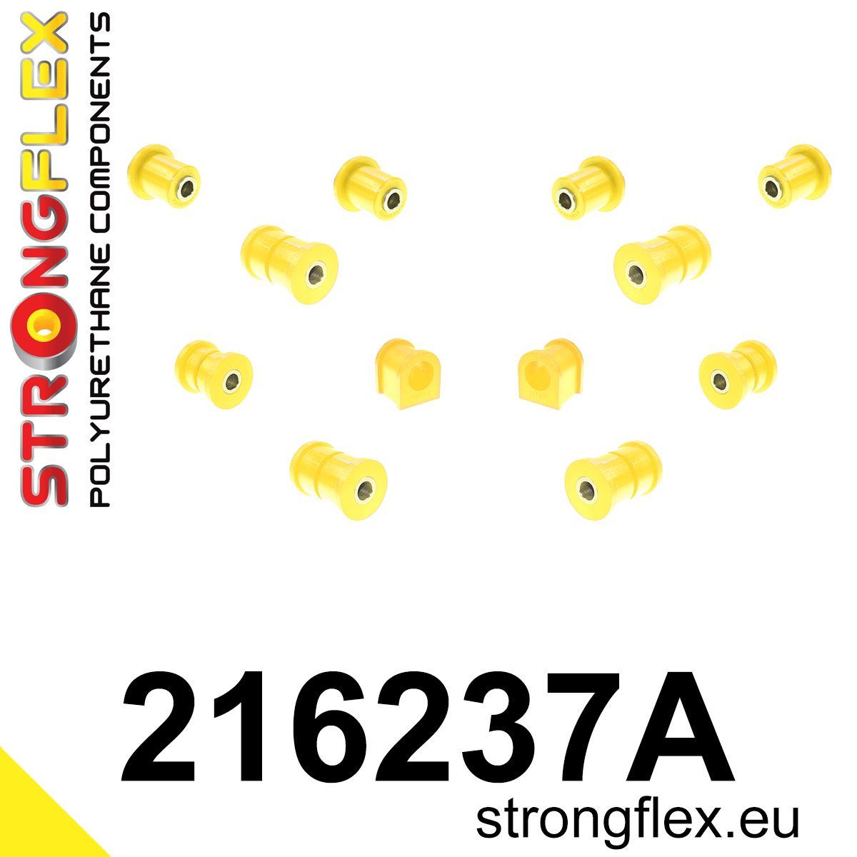 Kit bucse poliuretan Strongflex suspensie fata SPORT - Toyota Supra - 216237A