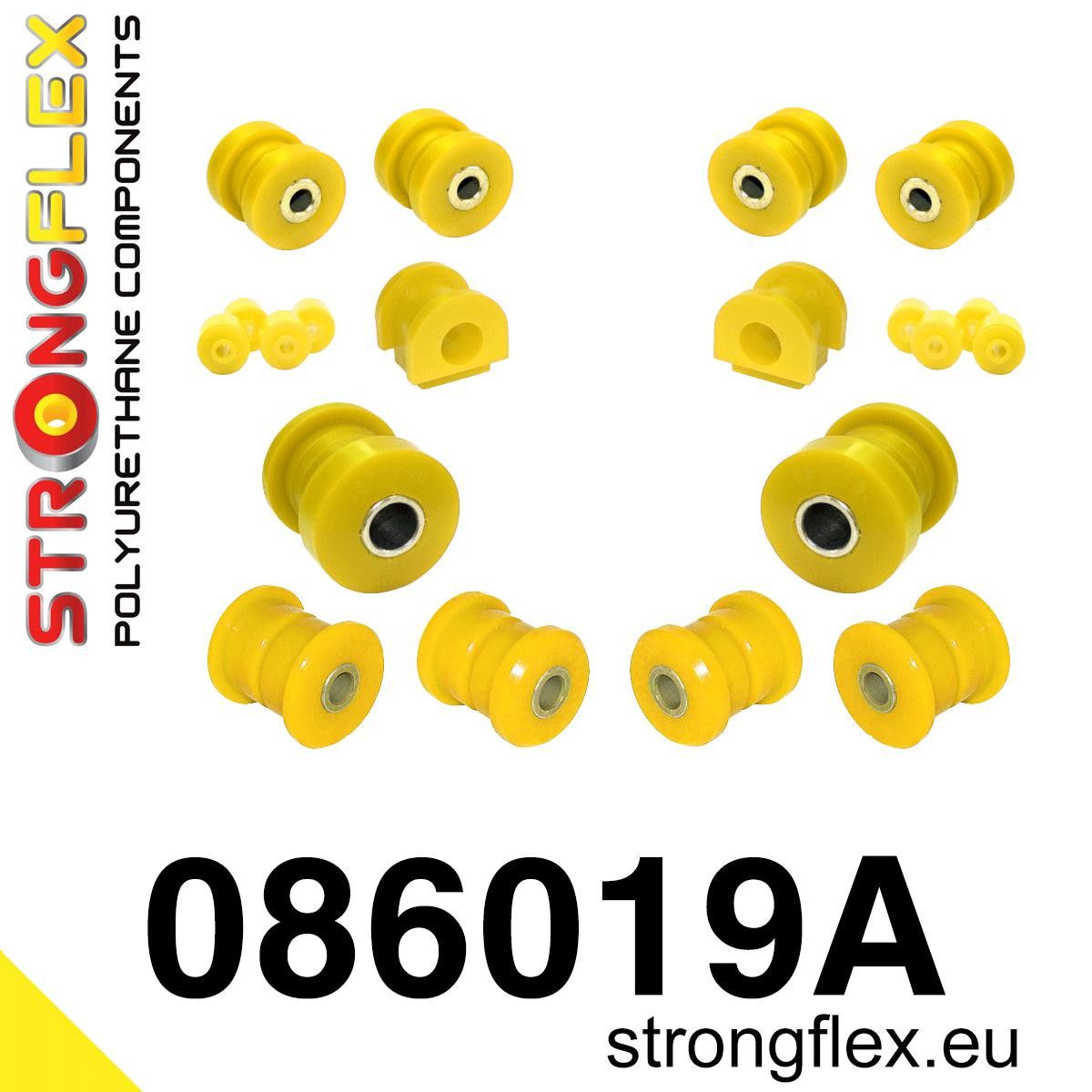 Kit bucse poliuretan Strongflex suspensie fata SPORT - Honda Civic - 086019A