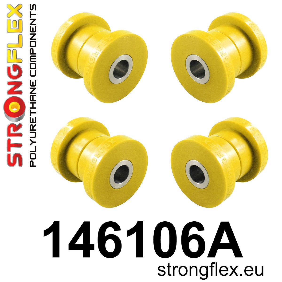 Kit bucse poliuretan Strongflex punte spate SPORT - Peugeot 206 / 206+ - 146106A