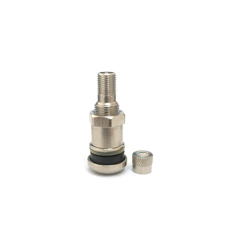 Set 4 valve metalice din aluminiu pentru jante auto