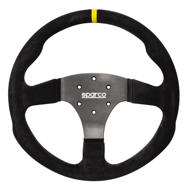 Volan Sparco R330 Piele Intoarsa - Volan Plat 330mm