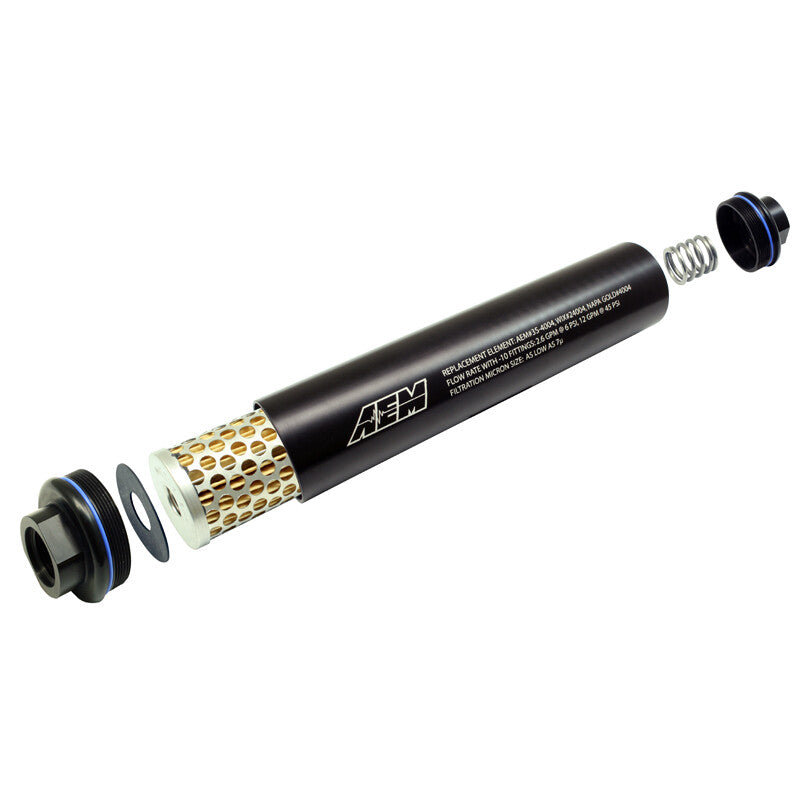 Element Filtru Benzina AEM 7 microni - schimb pentru 25-201BK