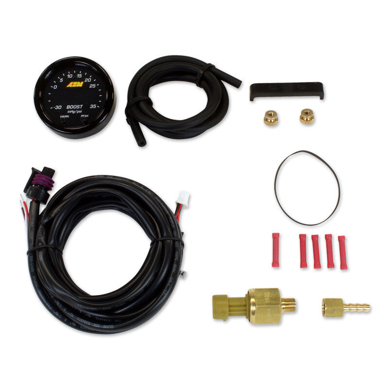 Ceas Presiune Turbo AEM X-Series 52mm - -1 la 2.5 bar