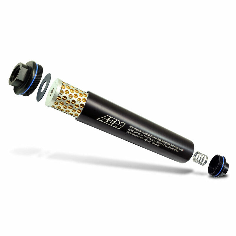 Filtru Benzina AEM High Volume 7 microni - racorduri Dash 10