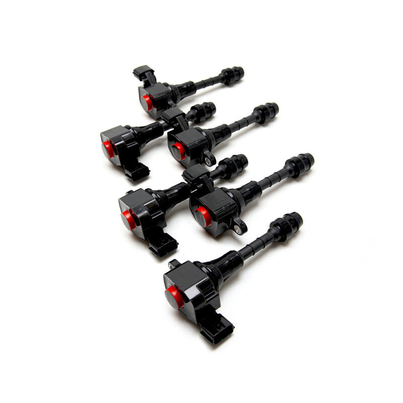 Set 6 Bobine Aprindere Ranforsate cu LED de Diagnoza HP Ignition - Nissan 350Z VQ35DE (280 si 300 cp)