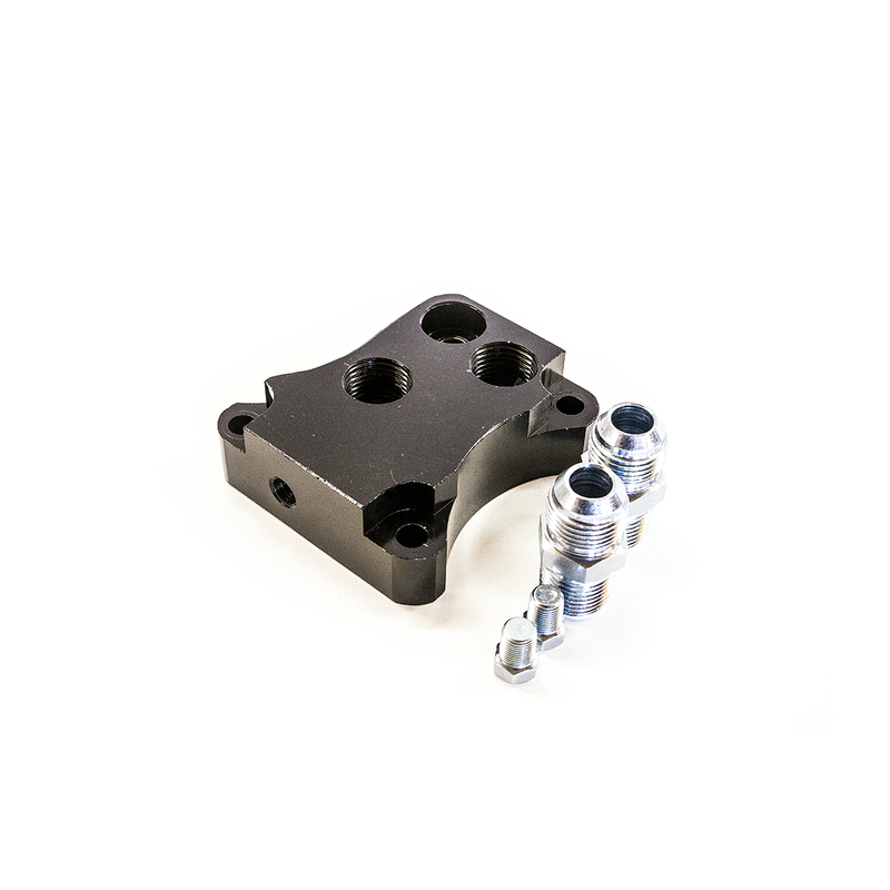 Adaptor Bloc Ulei AN10 Let's Race - Nissan SR20DE si SR20DET
