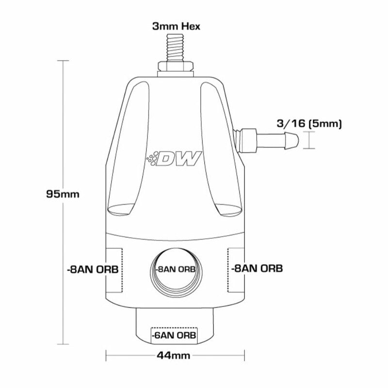 Regulator Presiune Benzina Reglabil DeatschWerks DWR1000 E85