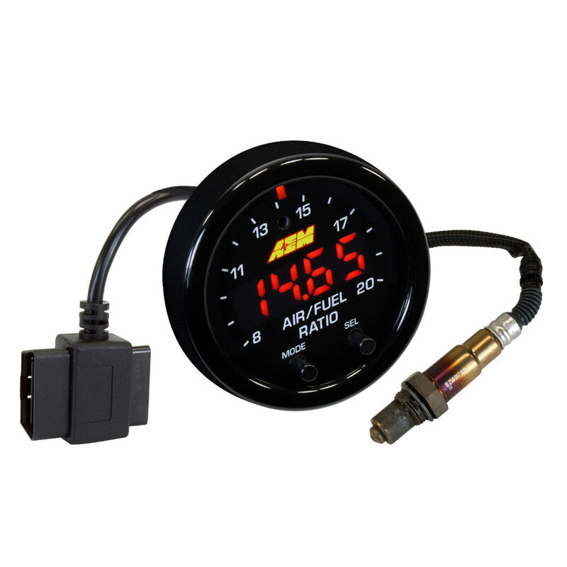 Ceas AFR Wideband AEM X-Series OBDII 52mm cu Sonda