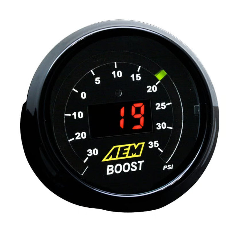 Ceas Presiune Turbo AEM Classic 52mm - -35 la 35 psi
