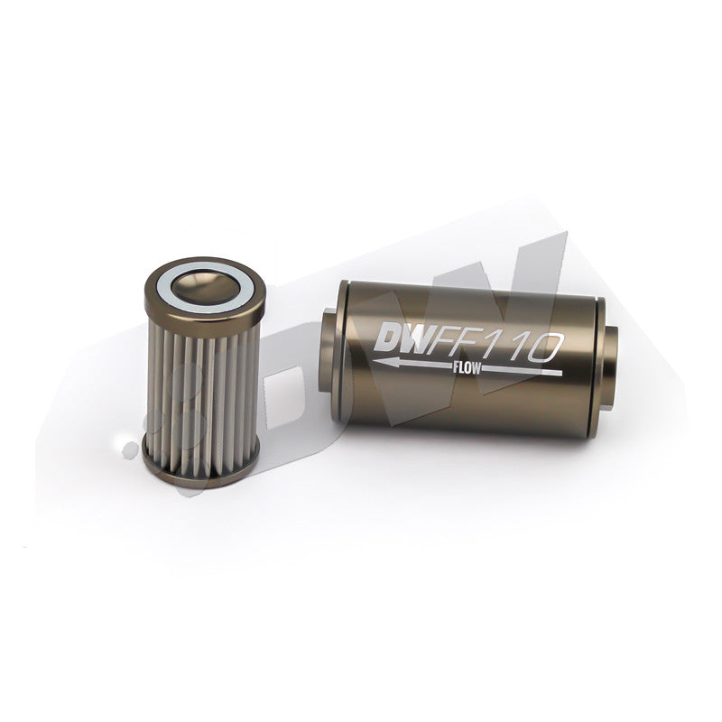 Filtru Benzina DeatschWerks - 100 microni, racord -10 AN