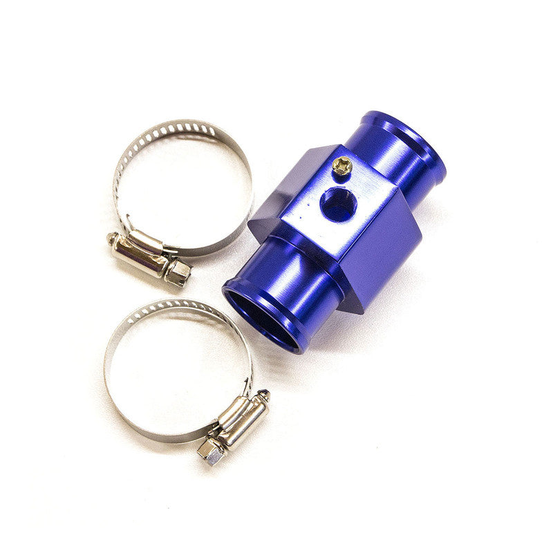 Adaptor Sonda Temperatura Apa Let's Race - Furtun 26-42 mm, Filet 1/8 NPT #Culoare_Albastru