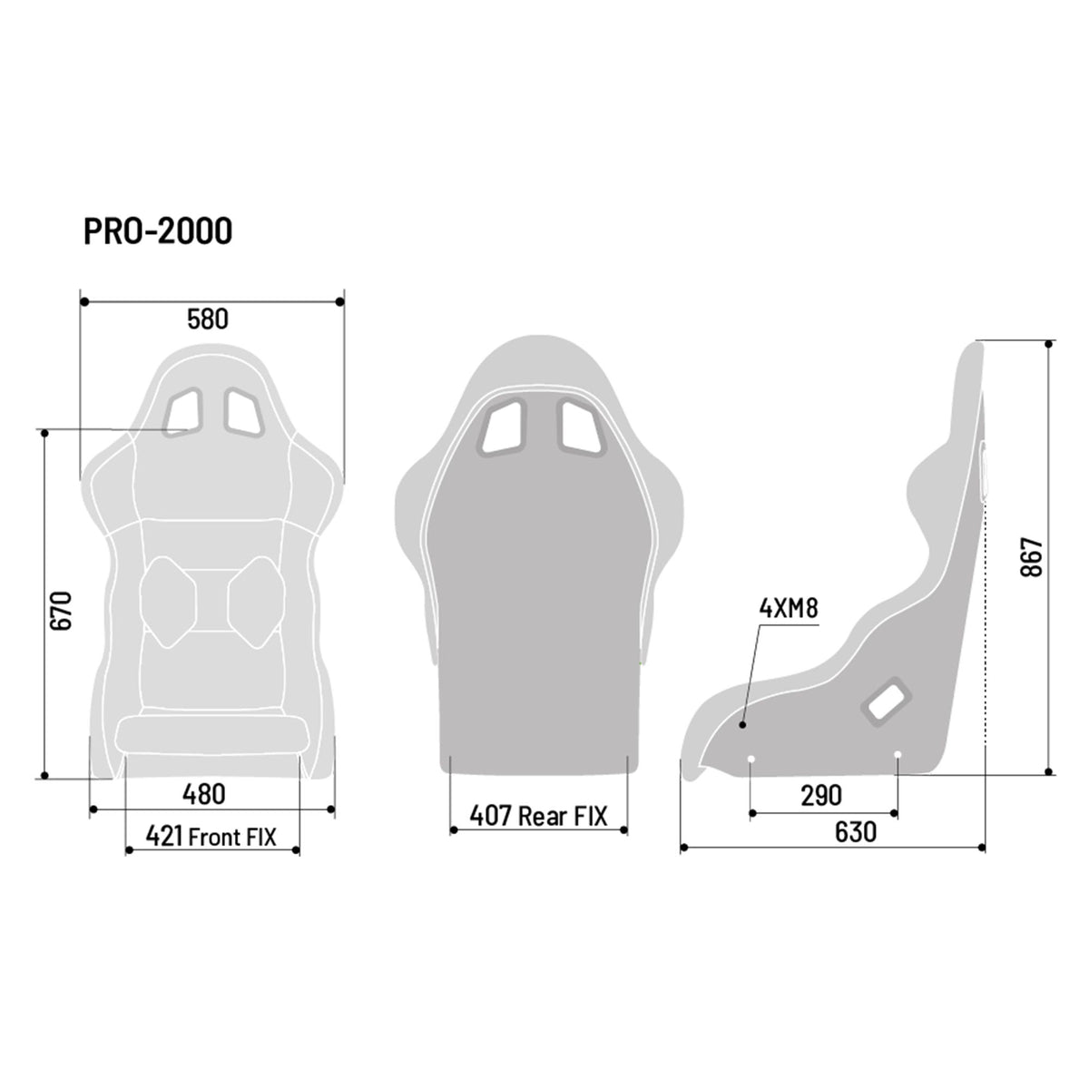 Scaun FIA Sparco Pro 2000 QRT