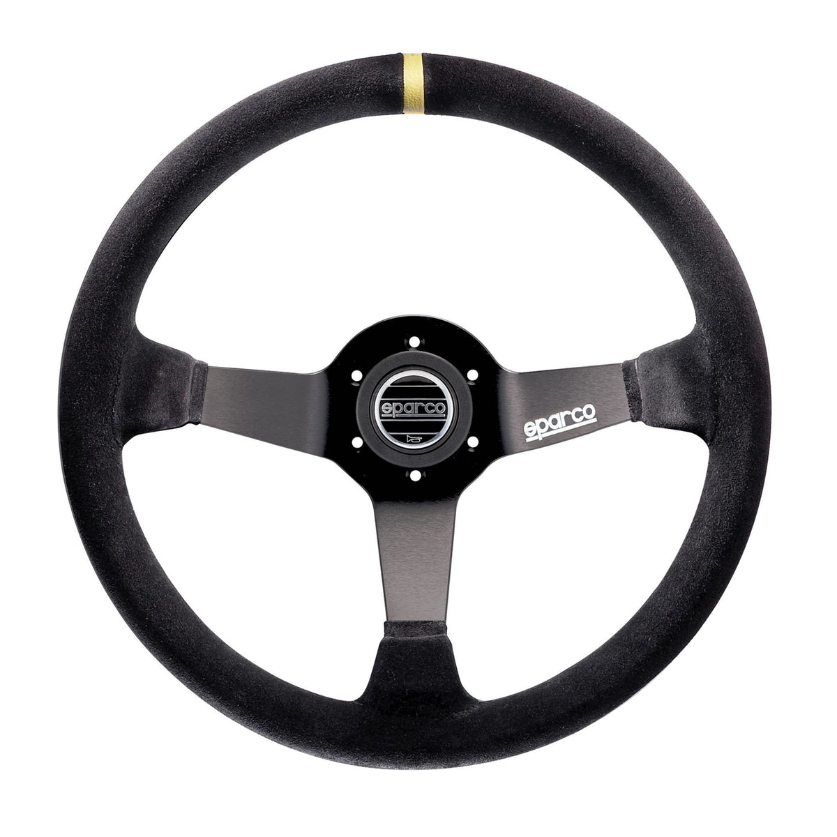 Volan Sport Sparco R325 Negru - Piele Intoarsa