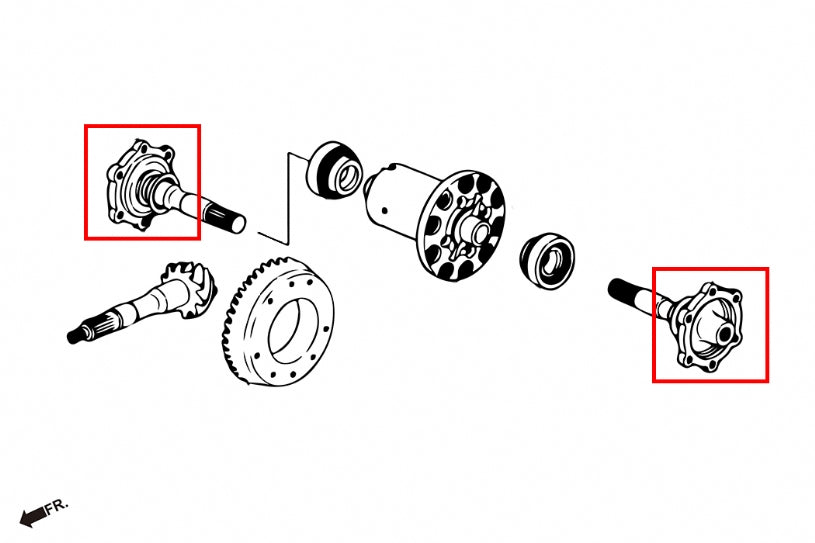 Distantier planetara spate Hardrace pentru Honda S2000 - 6765