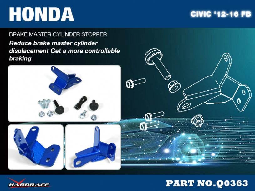 Distantier pompa centrala frana Hardrace pentru Honda Civic - Q0363