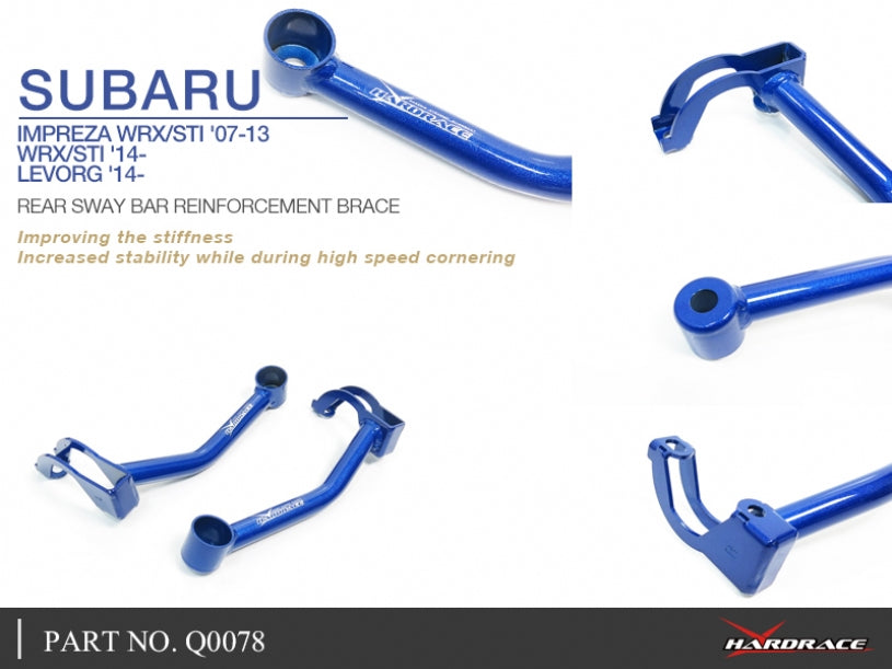 Bara rigidizare bara stabilizatoare spate Hardrace pentru Subaru Levorg / WRX - Q0078