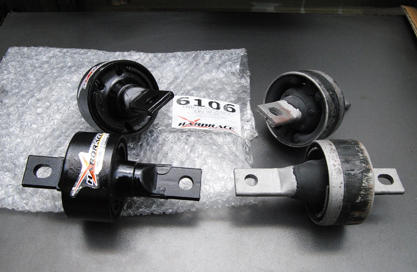 Set bucse brat longitudinal spate Hardrace pentru Honda CRX / Civic - 6106