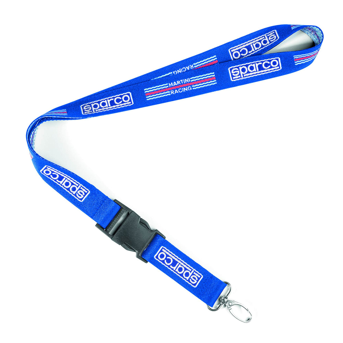 Snur Sparco MARTINI RACING pentru chei, legistimatii, badge, carduri