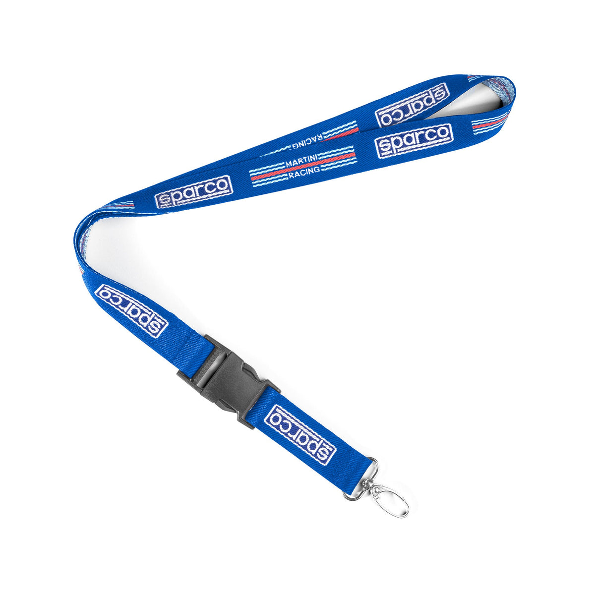 Snur Sparco MARTINI RACING pentru chei, legistimatii, badge, carduri