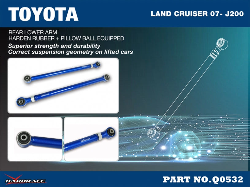 Brat suspensie inferior spate Hardrace pentru Toyota Land Cruiser - Q0532