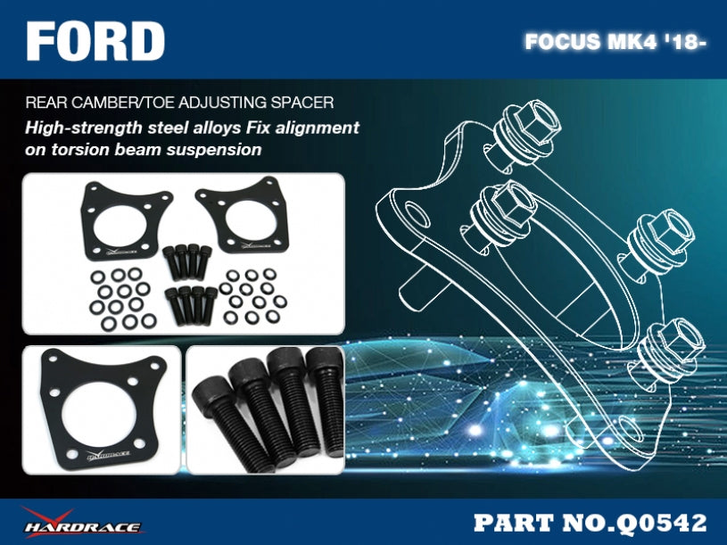 Distantier reglaj camber si convergenta spate Hardrace pentru Ford Focus / Focus ST - Q0542