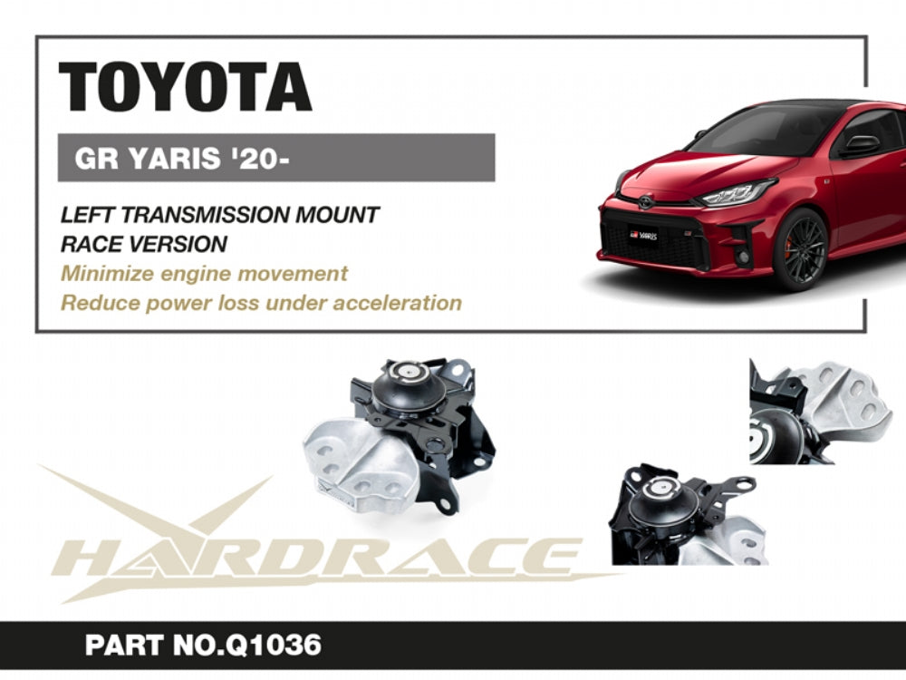 Tampon cutie stanga Hardrace pentru Toyota GR Yaris - Q1036
