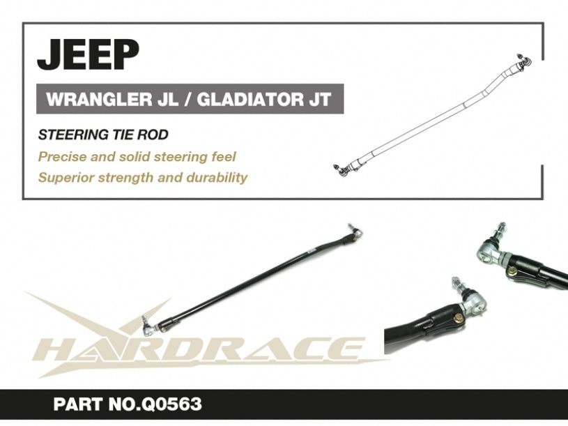 Bara de directie directie Hardrace pentru Jeep Gladiator / Wrangler - Q0563