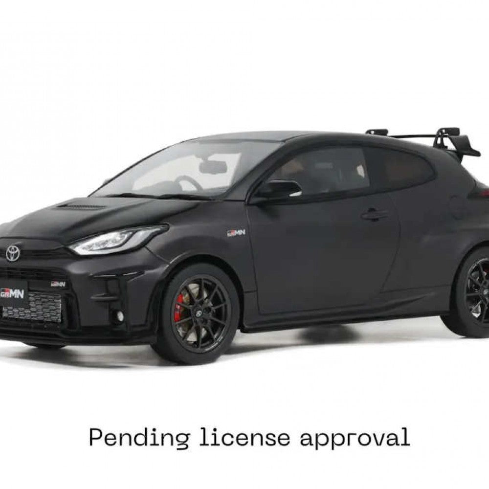 Macheta Toyota GR Yaris Circuit Package Negru Mat 2022 scara 1:18 Otto Mobile