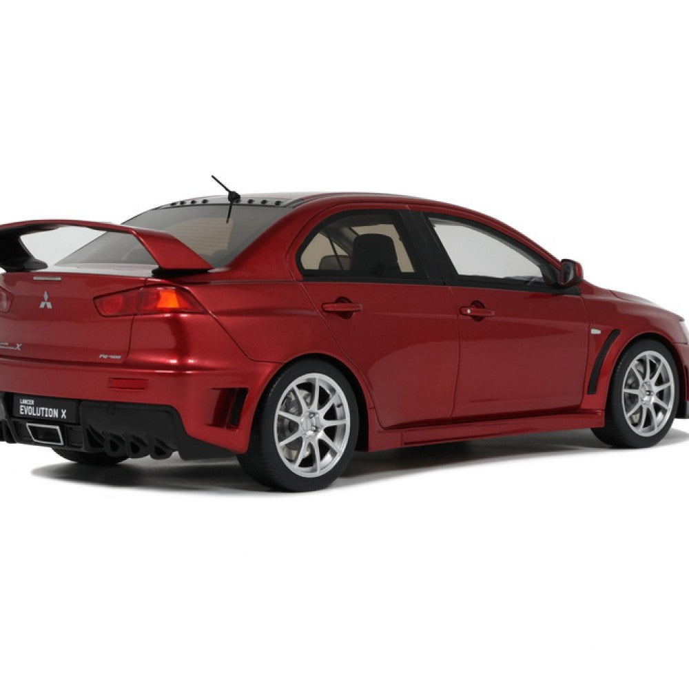 Macheta Mitsubishi Lancer Evo X FQ-400 Orient Red 2012 scara 1:18 Otto Mobile