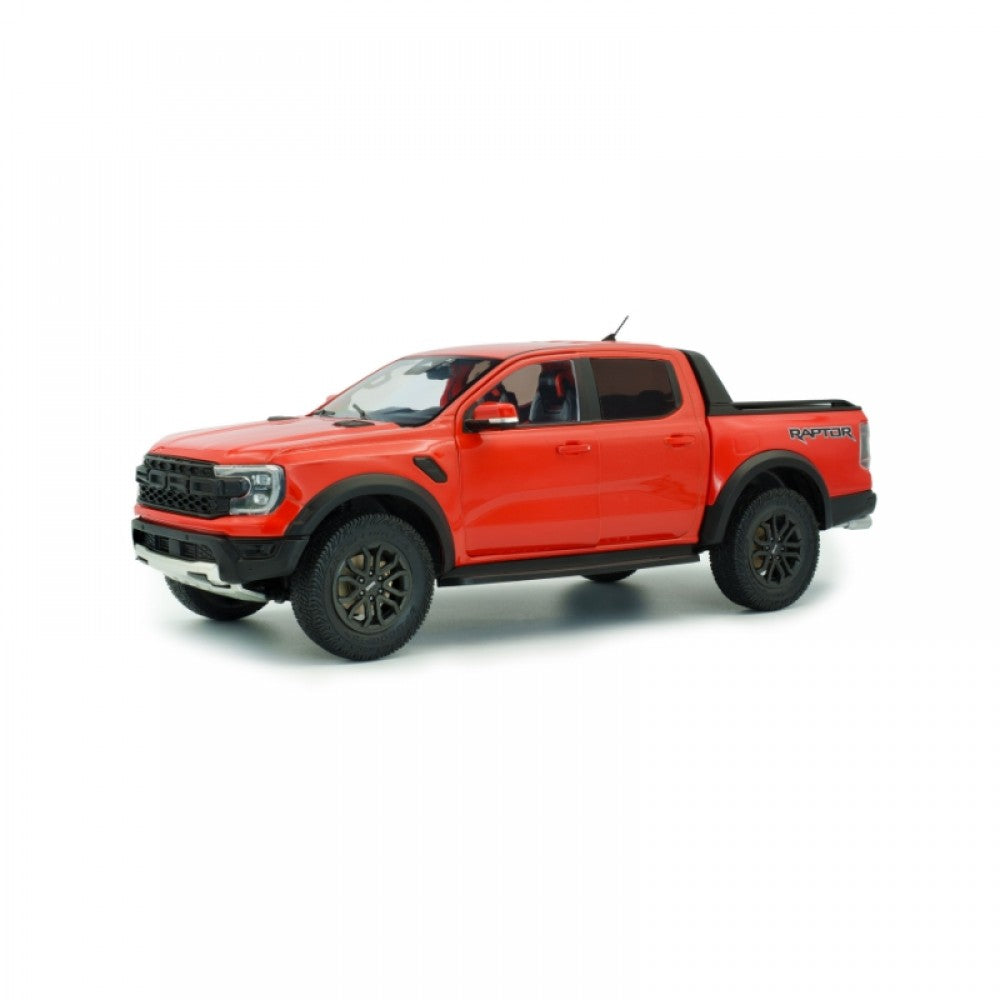 Macheta Ford Ranger Raptor Portocaliu 2024 scara 1:18 Solido