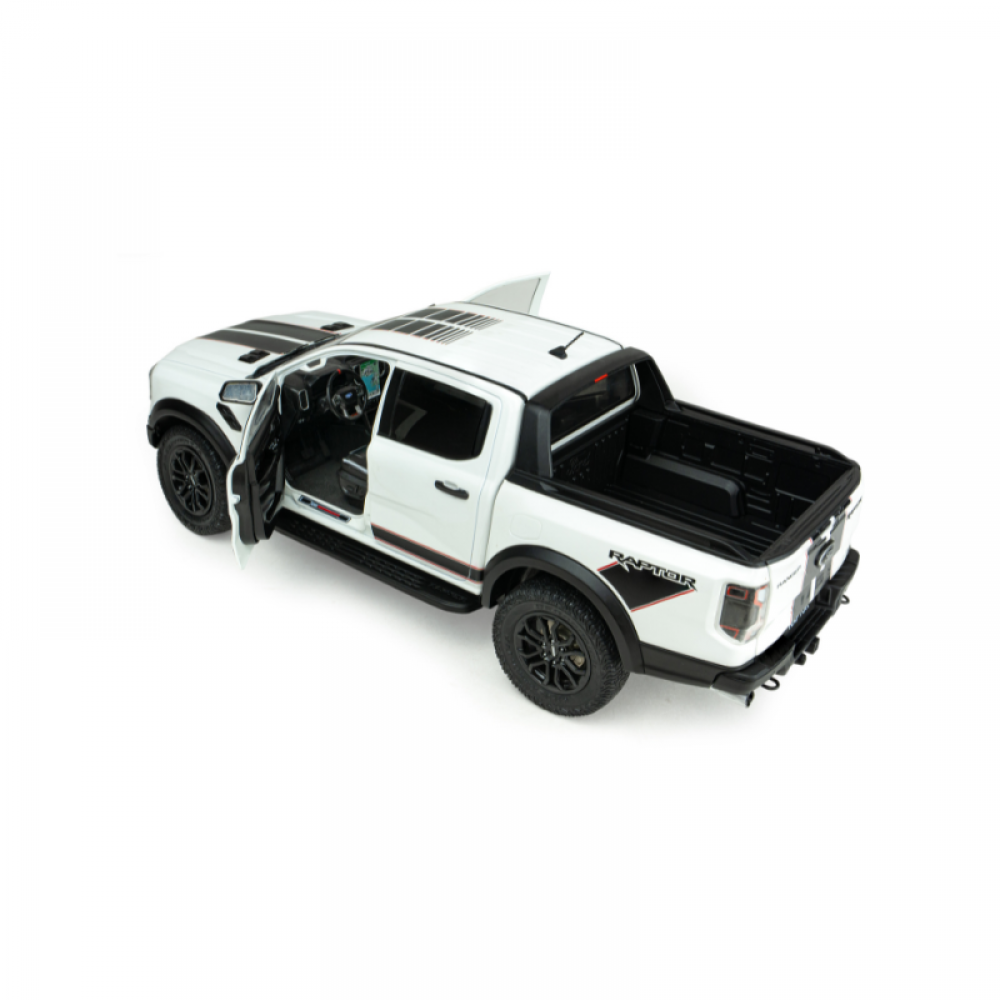 Macheta Ford Ranger Raptor Ice White 2024 scara 1:18 Solido