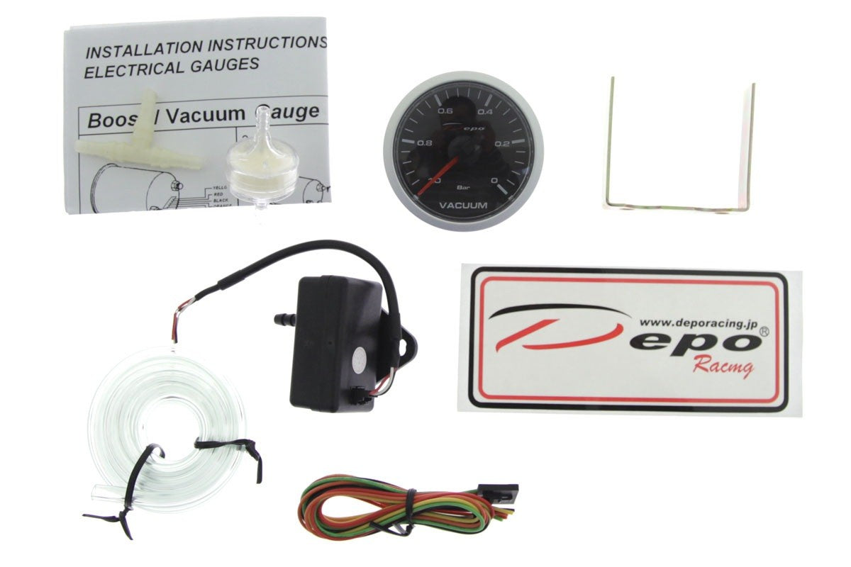 Ceas Vacuum Admisie Depo Racing CSM 52 mm (-1 la 0 bar)