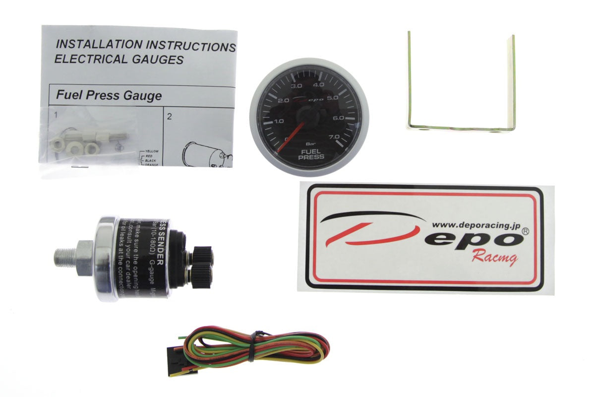 Ceas Presiune Benzina Depo Racing CSM 52 mm (0-6 bar)