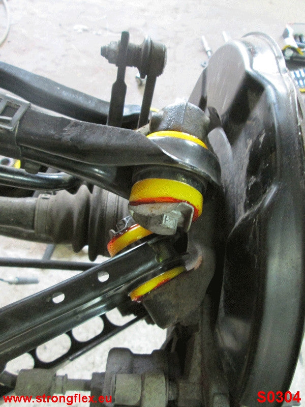 Schema montaj - Brat superior spate - bucsa la butuc SPORT - poliuretan Strongflex - BMW Seria 1, Seria 3 - 031591A