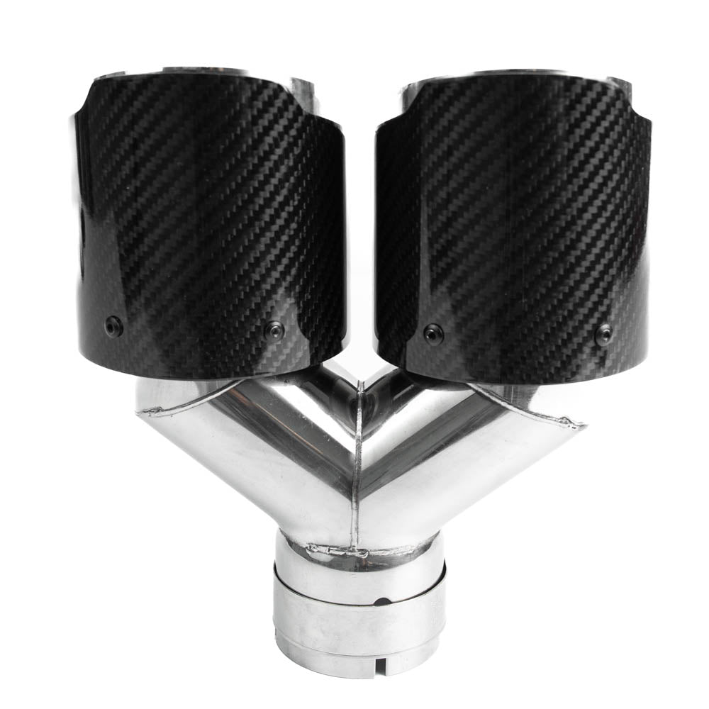 Ornament Toba Carbon 2x89mm Intrare 63,5mm Lustruit