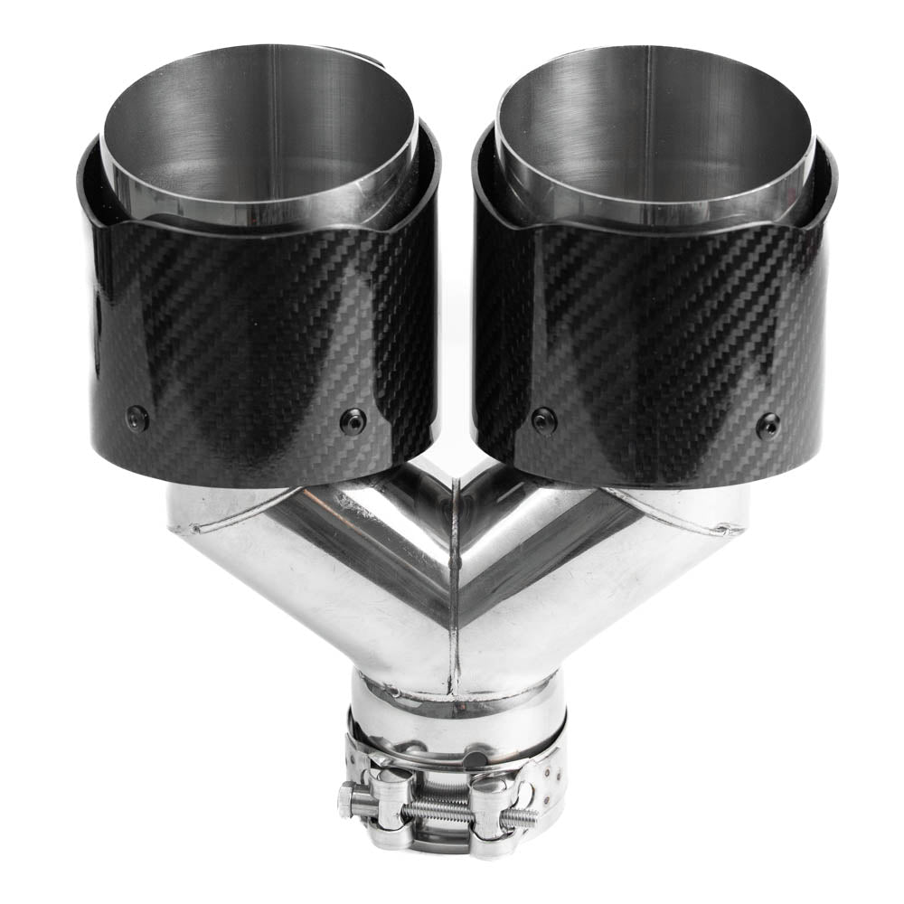 Ornament Toba Carbon 2x101mm Intrare 76mm Lustruit