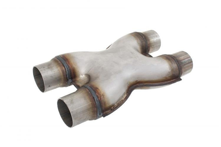Cupla X-Pipe Evacuare Inox 57 mm (2,25 Toli) Let's Race