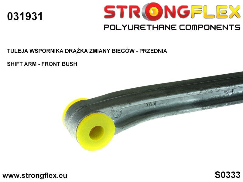 Schema montaj - Brat timonerie schimbator - bucsa fata (rotunda) SPORT - poliuretan Strongflex - BMW Seria 1, BMW Seria 3 ... - 031931A