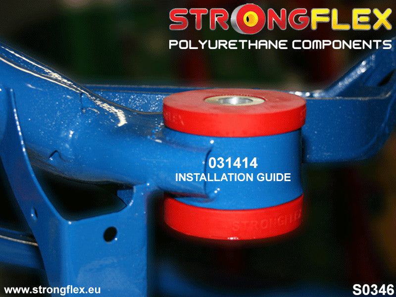 Schema montaj - Bucsa poliuretan Strongflex prindere punte spate kit SPORT - BMW Seria 3, Z4 - 036119A
