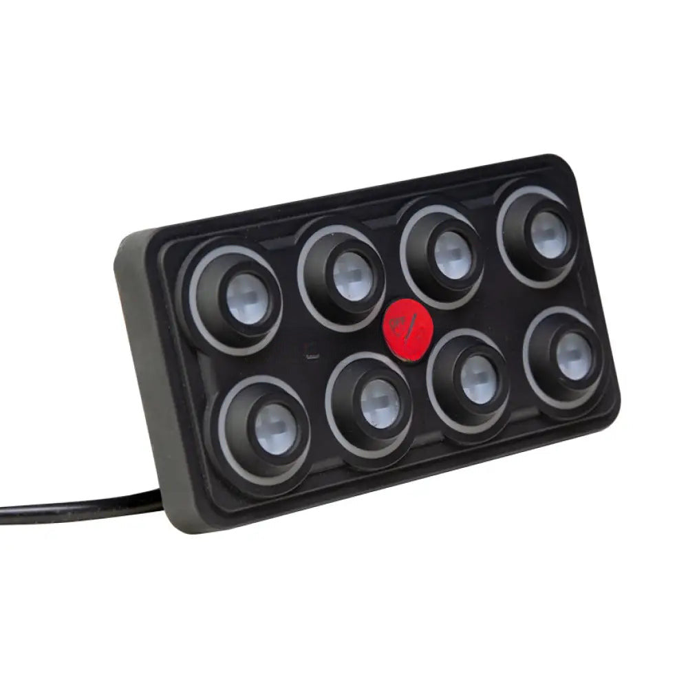 Panou de butoane Tegiwa cu iluminare RGB, 5, 6 sau 8 butoane, 12 si 24 V, IP68