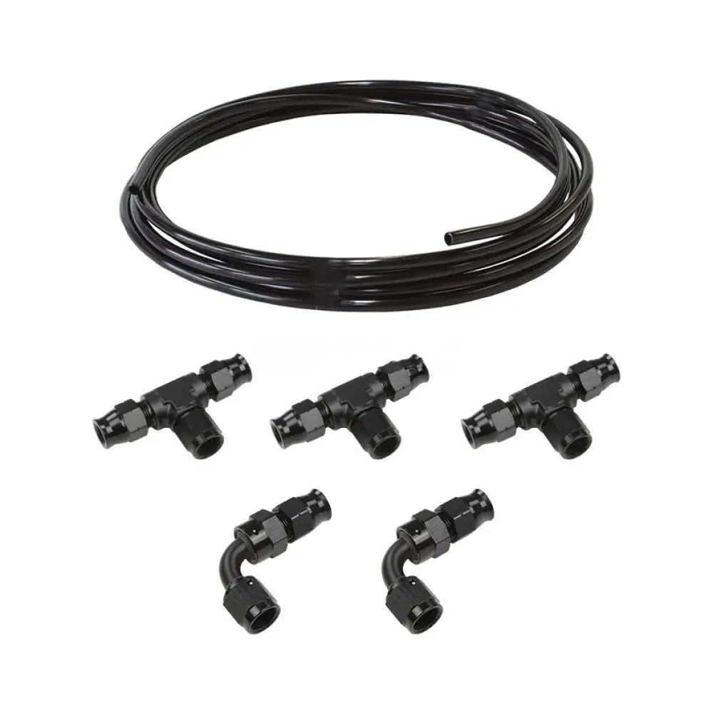 Kit de fitinguri AN6 si teava de aluminiu Tegiwa pentru cricuri pneumatice