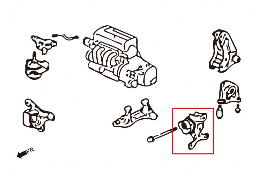 Tampon cutie durificat Hardrace pentru Honda Civic / Integra - 7940