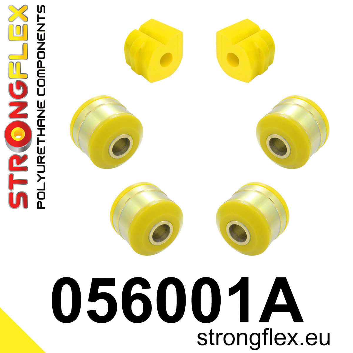 Kit bucse poliuretan Strongflex suspensie fata SPORT - Citroen C2, Citroen C3 ... - 056001A