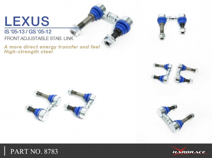 Bieleta antiruliu fata reglabila Hardrace pentru Lexus GS / IS - 8783