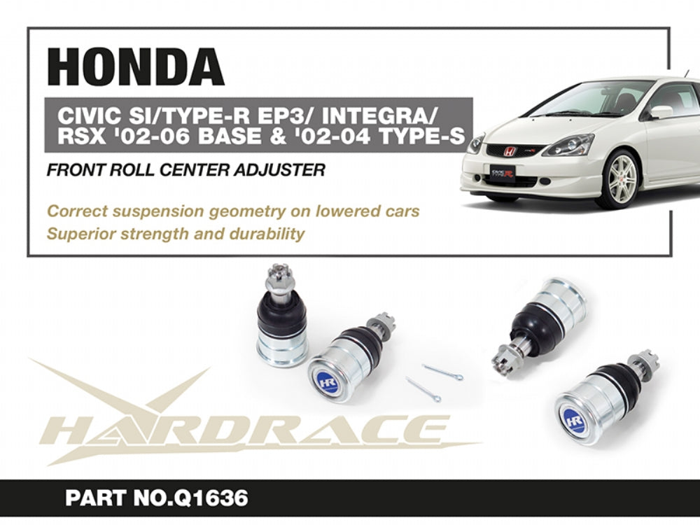 Kit corectie roll center inferior fata Hardrace pentru Honda CR-V / Civic - Q1636