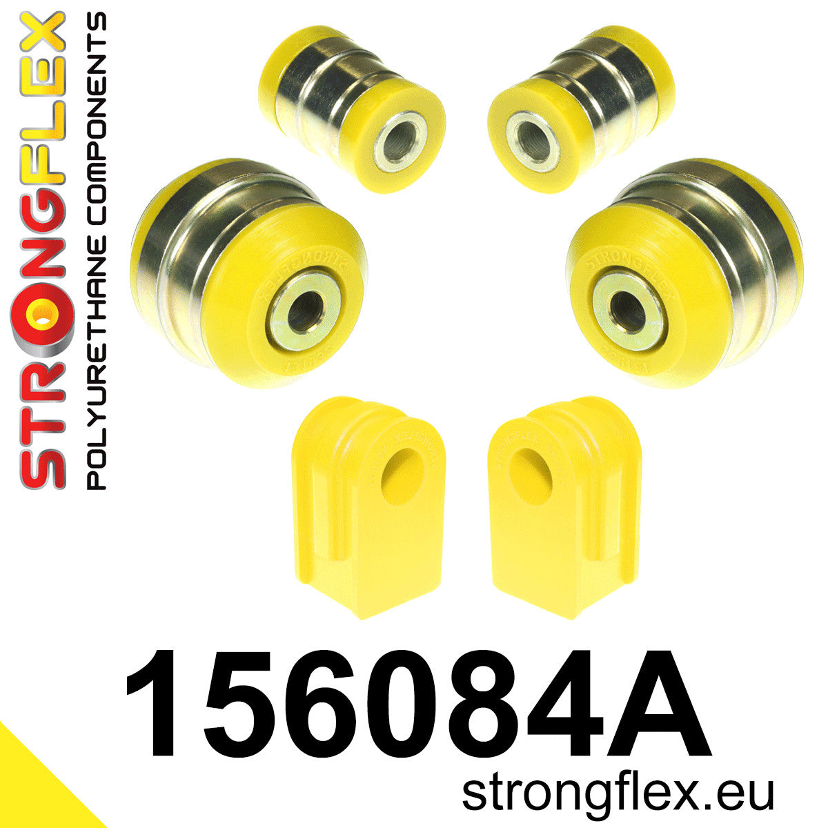 Kit bucse poliuretan Strongflex suspensie fata SPORT - Renault Scenic, Renault Megane - 156084A