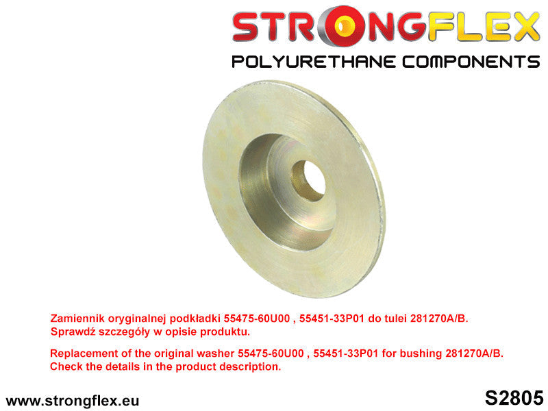 Schema montaj - Kit complet bucse poliuretan Strongflex pentru suspensie - Nissan Silvia / 200SX - 286116B