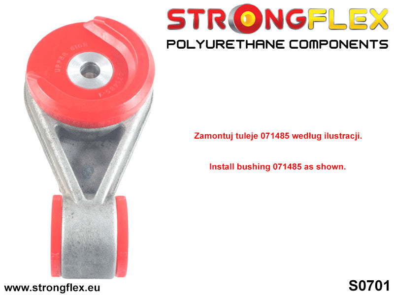 Schema montaj - Bucsa poliuretan Strongflex tampon cutie de viteze - Ford Focus - 071485B